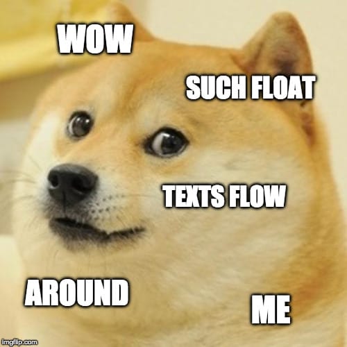 Float image doge